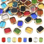 40Pcs 8 Colors Transparent Handmade Lampwork Beads