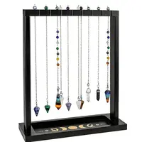 Wooden Dowsing Pendulums Pendant Display Stands
