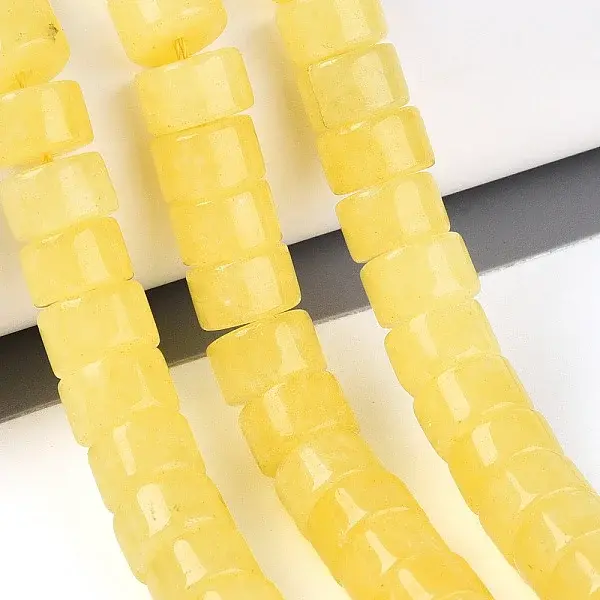 Dyed Natural White Jade Beads Strands