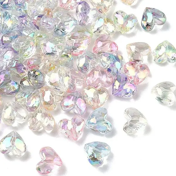 UV Plating Transparent Acrylic Beads