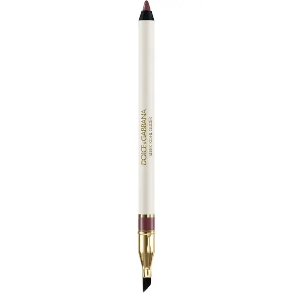 Dolce&Gabbana Classic Sleek Kohl Glider tužka na oči se štětečkem odstín 03 Roaring Burgundy - Deep Warm Red 1.2 g