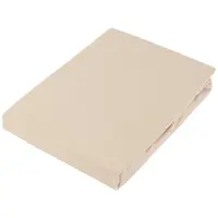 Esposa ELASTICKÉ PROSTĚRADLO, žerzej, světle hnědá, 100/200 cm