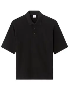 Černé oversize polo triko Celio