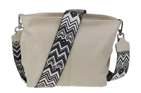 NovaKabelka.cz Batilda Beige Crema s přídavným popruhem III