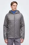 Sportovní bunda Houdini Dunfri šedá barva