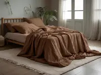 Mušelínové obliečky MUSSARI svetlohnedé Rozmer obliečky: 70 x 90 cm | 140 x 220 cm