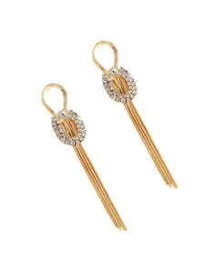 SOHI Náušnice 'Parina'  zlatá / strieborná