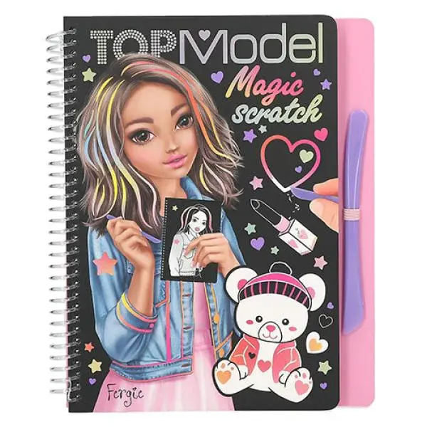 Top Model Magic Scratch, Fergie, blok se škrabadlem