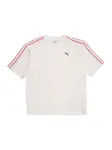 PUMA Tričko  svetločervená / čierna / biela