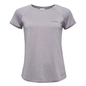 Columbia BOGATA BAY™ SS TEE Dámské funkční triko, fialová, velikost