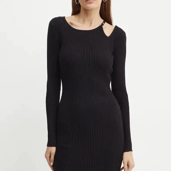 Šaty Guess VANESSA černá barva, mini, W4BK24 Z3I22