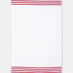 Středně velký bavlněný ručník Lacoste L Courtline Rouge 70 x 140 cm