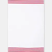 Středně velký bavlněný ručník Lacoste L Courtline Rouge 70 x 140 cm