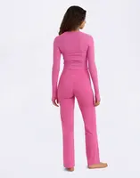 Tričko Organic Basics Active Mesh Long Sleeve Tee Pink