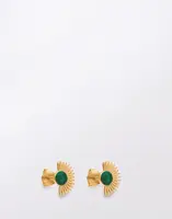 ENAMEL Copenhagen Studs, Soliel 42 Petrol Green