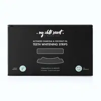My White Secret Bieliace pásiky na zuby s aktívnym uhlím Whitening Strips 14 ks