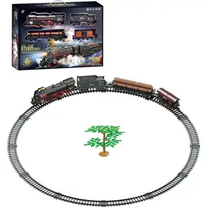 Made Parná vlaková súprava na batérie 48 dielikov