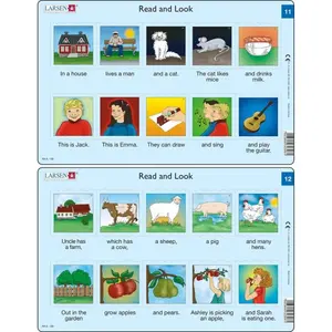 Puzzle Angličtina - krátky text RA6 10 dielikov