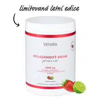 Venira Premium kolagénový drink pre vlasy, nechty, pleť - jahoda a limetka 324 g