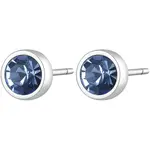 S'Agapõ Oceľové náušnice s kryštálmi CLICK SCK23