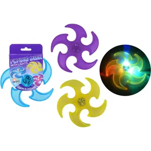 Lietajúci disk svietiaci