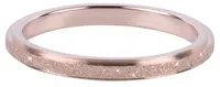 Troli Bronzový oceľový trblietavý prsteň 54 mm