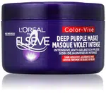 L'Oréal Paris Hĺbková maska neutralizujúca žlté tóny vo vlasoch Elseve Color-Vive (Deep Purple Mask) 250 ml