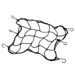 Pružná zavazadlová síť Oxford Bright Net 38 x 38 cm černá/reflexní