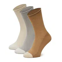 Ponožky NINE WEST BR_NW_01_Z_SS25 (3 PACK) WHITE