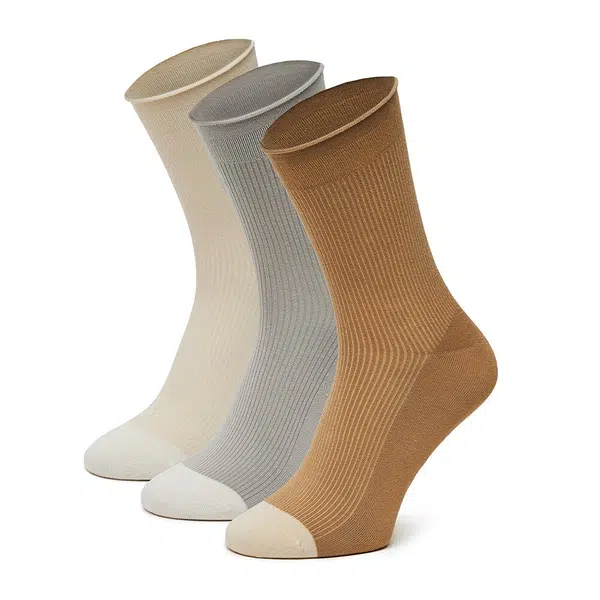 Ponožky NINE WEST BR_NW_01_Z_SS25 (3 PACK) WHITE