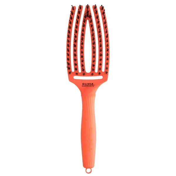 Kartáč Olivia Garden Fingerbrush Combo Medium Orange Spritz - zářivě oranžový + dárek zdarma