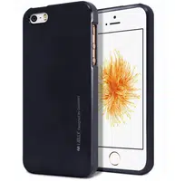 Silikonové pouzdro MERCURY iJELLY METAL pro HUAWEI P SMART PLUS/NOVA 3i, ČERNÉ