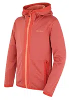 Husky Artic Zip K 140-146, fd. red/black blue Dětská mikina s kapucí