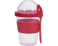 Téglik na jogurt s lyžičkou, 600 ml%