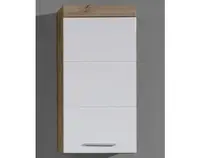 Kúpeľňová závesná skrinka Amanda 501, sukový dub/biely lesk%