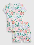 Farebné dievčenské pyžamo krátke floral GAP