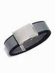 Ombre Men's two-tone parchment belt