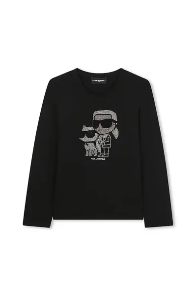 Karl Lagerfeld  Dětské tričko s dlouhým rukávem