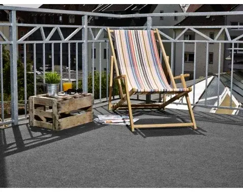 Vonkajší koberec Umelá tráva 100x200 cm, šedá%