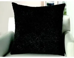 Dekoračný vankúš Bouclé 45x45 cm, antracitová%