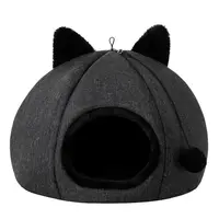Reedog Kitty Head Black Iglu pre mačky - S