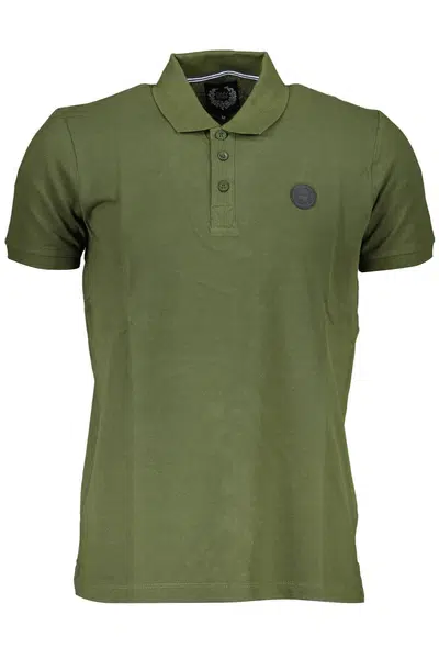 GIAN MARCO VENTURI MEN'S SHORT SLEEVE POLO GREEN