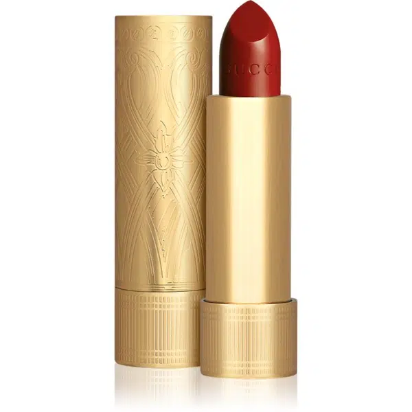 Gucci Gucci Beauty Rouge à Lèvres Satin Lipstick saténový rúž odtieň 504 Myra Crimson 3.5 g
