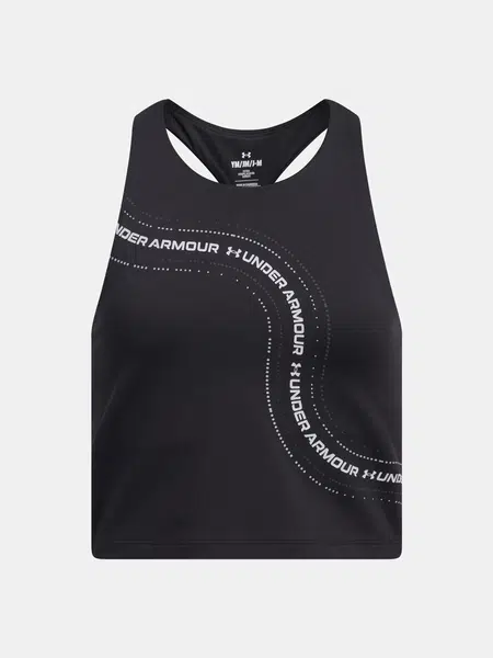 Girls' tank top Under Armour G Motion Branded Crop Tank