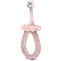 Suavinex Baby Training Toothbrush zubní kartáček pro děti 0-2 y Pink 1 ks