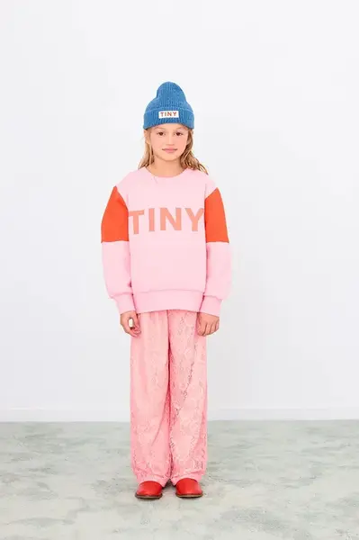 Dětská bavlněná mikina Tinycottons TINY COLOR BLOCK SWEATSHIRT