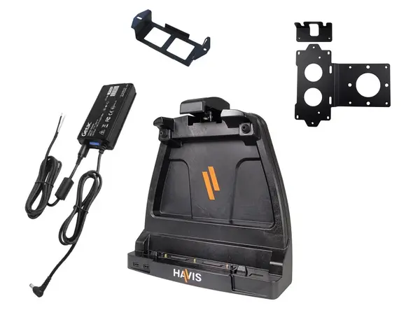 Getac Havis vehicle dock, Tri-Pass Through