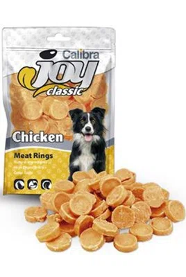 Calibra Joy Dog Classic Chicken Rings 80g - expirace do 25.11.2025 	| Pamlsky pro psy