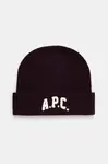 Vlnená čiapka A.P.C. bonnet axel