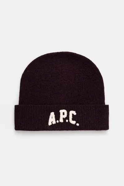 Vlnená čiapka A.P.C. bonnet axel
